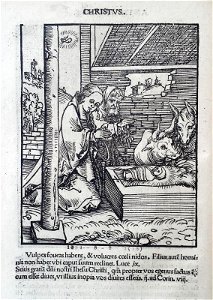 Antithesis figurata vitae Christi et Antichristi (Passional Christi and Antichristi) (BM 1851,0802.2.1-26 37)
