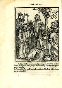 Antithesis figurata vitae Christi et Antichristi (Passional Christi and Antichristi) (BM 1851,0802.2.1-26 1)