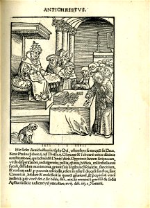 Antithesis figurata vitae Christi et Antichristi (Passional Christi and Antichristi) (BM 1851,0802.2.1-26 4)