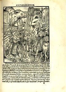 Antithesis figurata vitae Christi et Antichristi (Passional Christi and Antichristi) (BM 1851,0802.2.1-26 17)