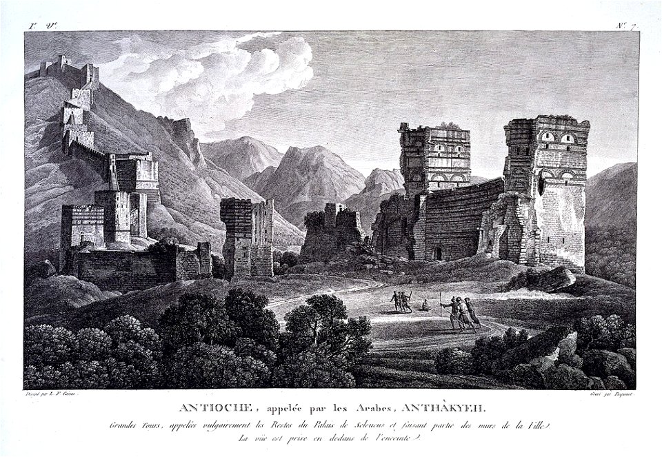 Antioch towers of a ruined castle