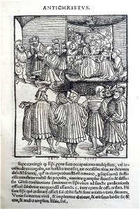 Antithesis figurata vitae Christi et Antichristi (Passional Christi and Antichristi) (BM 1851,0802.2.1-26 47)