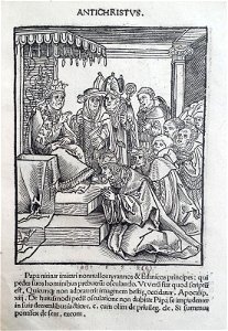 Antithesis figurata vitae Christi et Antichristi (Passional Christi and Antichristi) (BM 1851,0802.2.1-26 28)