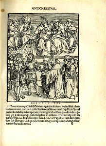 Antithesis figurata vitae Christi et Antichristi (Passional Christi and Antichristi) (BM 1851,0802.2.1-26 7)