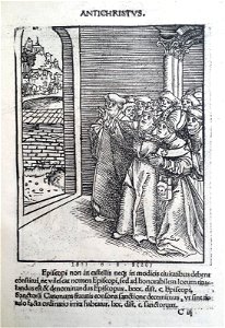 Antithesis figurata vitae Christi et Antichristi (Passional Christi and Antichristi) (BM 1851,0802.2.1-26 42)