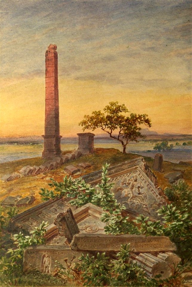 Antique ruins near the village of Yalar by Felix kanitz