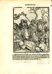 Antithesis figurata vitae Christi et Antichristi (Passional Christi and Antichristi) (BM 1851,0802.2.1-26)