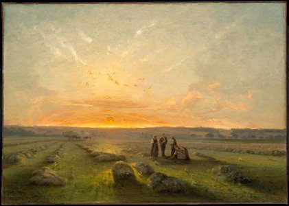 Antoine Chintreuil - Last Rays of Sun on a Field of Sainfoin - 22.78 - Museum of Fine Arts