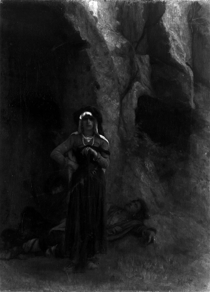 Antoine Auguste Ernest Hébert - On Guard - 1894.1061 - Art Institute of Chicago