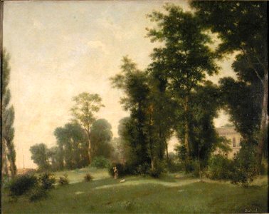 Antoine Chintreuil--Vue dans un parc, Lagny--Reims