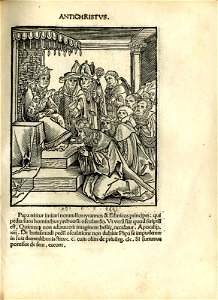 Antithesis figurata vitae Christi et Antichristi (Passional Christi and Antichristi) (BM 1851,0802.2.1-26 12)