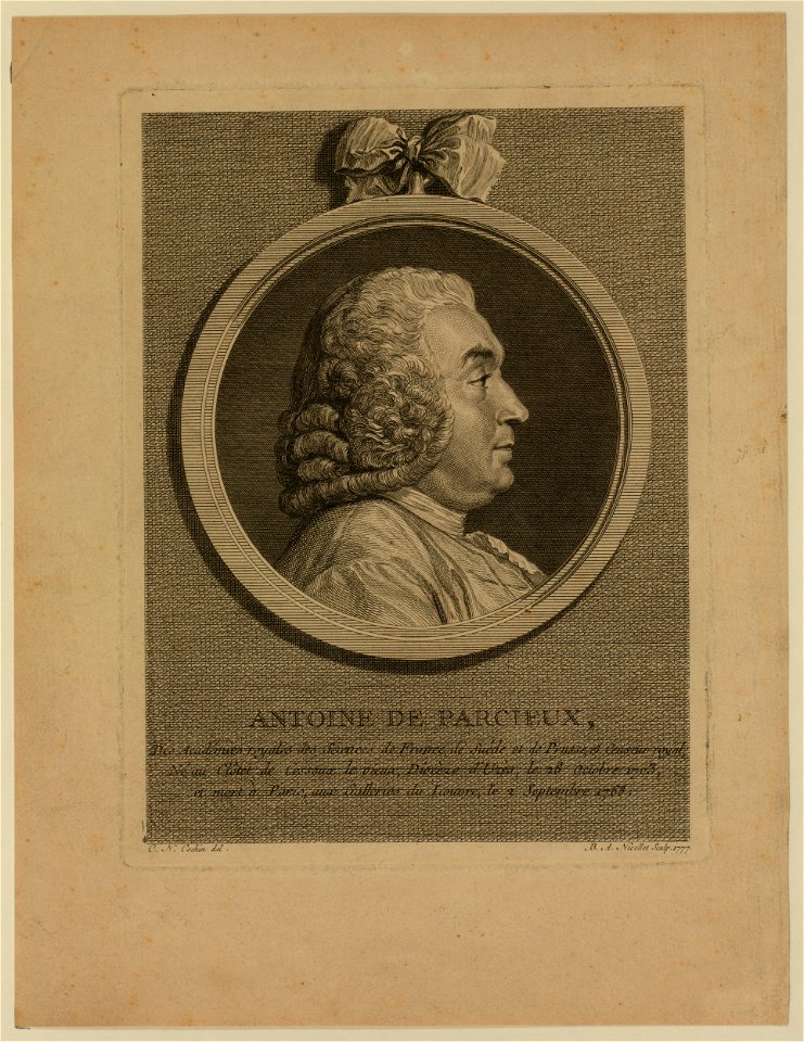 Antoine Deparcieux engraving