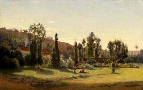 Antoine Chintreuil - Landschaft bei Marcoussis - 2753 - Staatliche Kunsthalle Karlsruhe