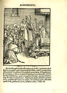 Antithesis figurata vitae Christi et Antichristi (Passional Christi and Antichristi) (BM 1851,0802.2.1-26 2)