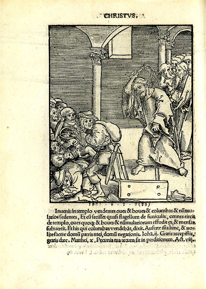 Antithesis figurata vitae Christi et Antichristi (Passional Christi and Antichristi) (BM 1851,0802.2.1-26 23)