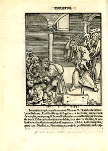 Antithesis figurata vitae Christi et Antichristi (Passional Christi and Antichristi) (BM 1851,0802.2.1-26 23)