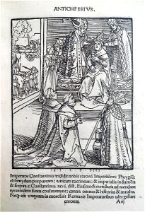 Antithesis figurata vitae Christi et Antichristi (Passional Christi and Antichristi) (BM 1851,0802.2.1-26 30)