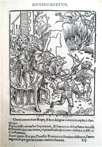 Antithesis figurata vitae Christi et Antichristi (Passional Christi and Antichristi) (BM 1851,0802.2.1-26 41)