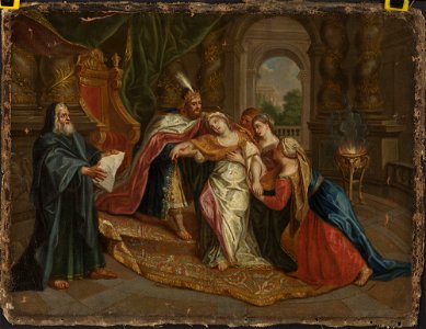 Antoine Coypel - Esther and Ahasuerus - M.Ob.197 MNW - National Museum in Warsaw