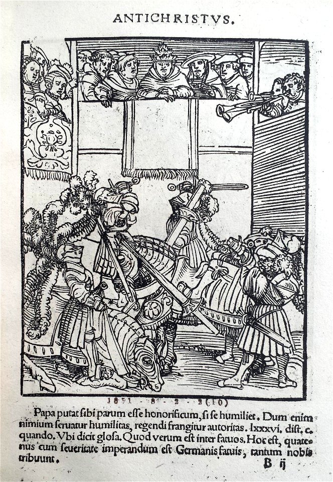 Antithesis figurata vitae Christi et Antichristi (Passional Christi and Antichristi) (BM 1851,0802.2.1-26 45)