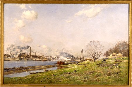 Antoine Guillemet - La Seine à Conflans-Charenton - P2655 - Musée Carnavalet