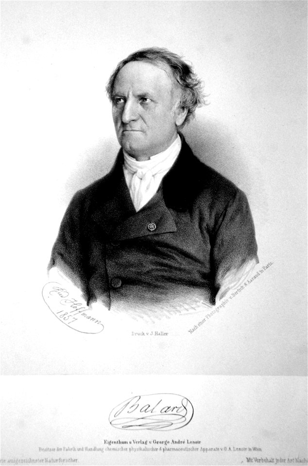 Antoine Jerome Balard Litho