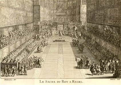 Antoine Hérisset - Piganiol de La Force-Nouvelle description de la France-Sacre du roi à Reims
