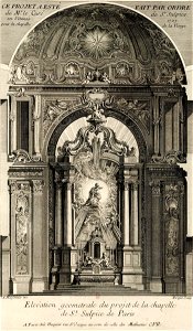 Antoine Hérisset-Juste-Aurèle Meissonnier- Chapelle Saint Sulpice
