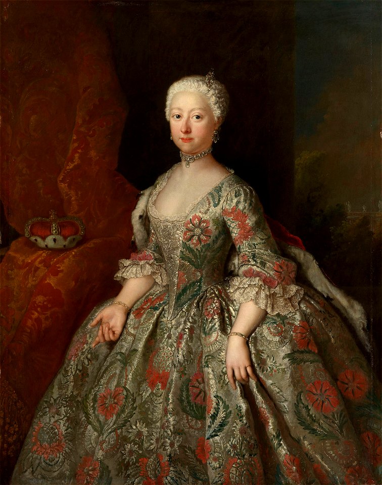 Antoine Pesne (1683-1757) - Frederica, Duchess of Saxe-Weissenfels (1715-1775) - RCIN 405657 - Royal Collection
