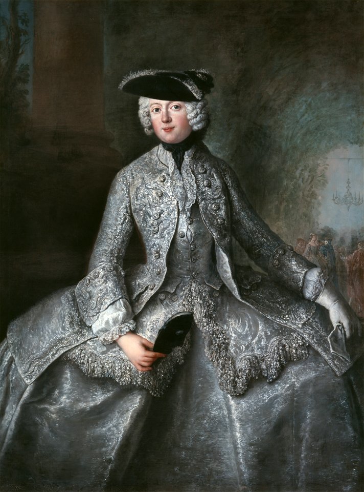 Antoine Pesne hofdame ; Prinzessin Amalia von Preussen als Amazone. Free illustration for personal and commercial use.