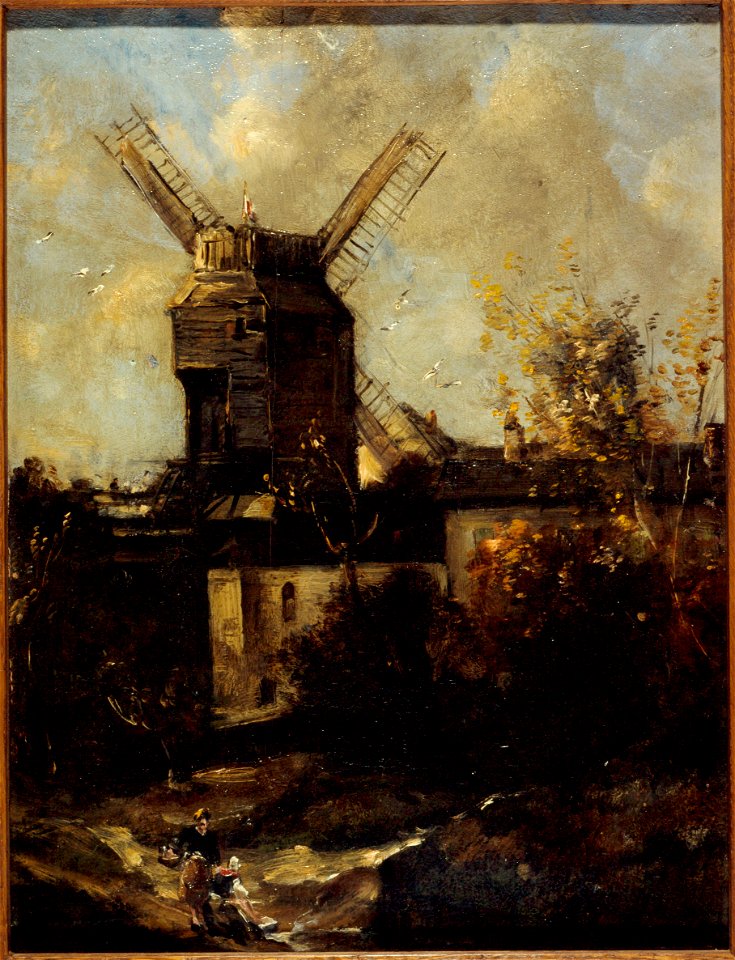 Antoine Vollon - Le moulin de la Galette, à Montmartre - P337 - Musée Carnavalet