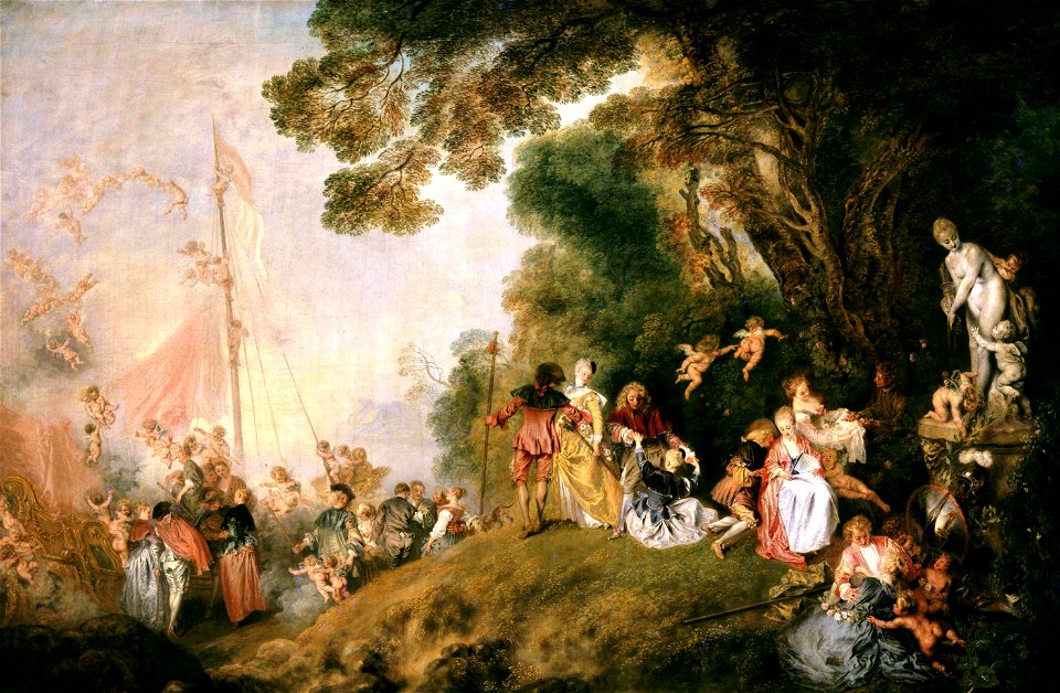 Antoine Watteau - L'imbarco per Citera