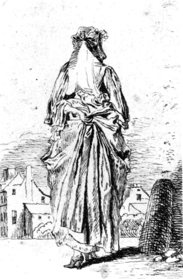 Antoine Watteau - Back of Woman - WGA25498