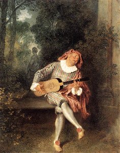 Antoine Watteau - Mezzetin - WGA25467