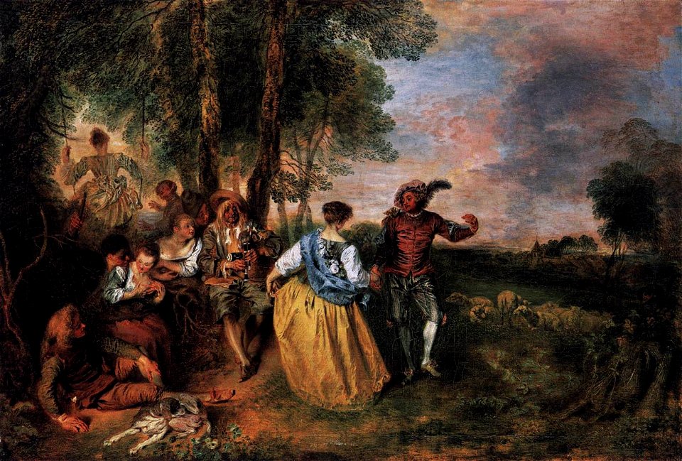 Antoine Watteau - The Shepherds - WGA25479