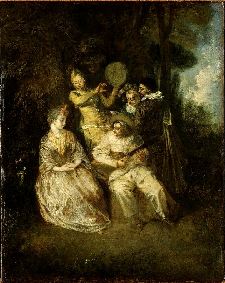Antoine Watteau - Italian Serenade
