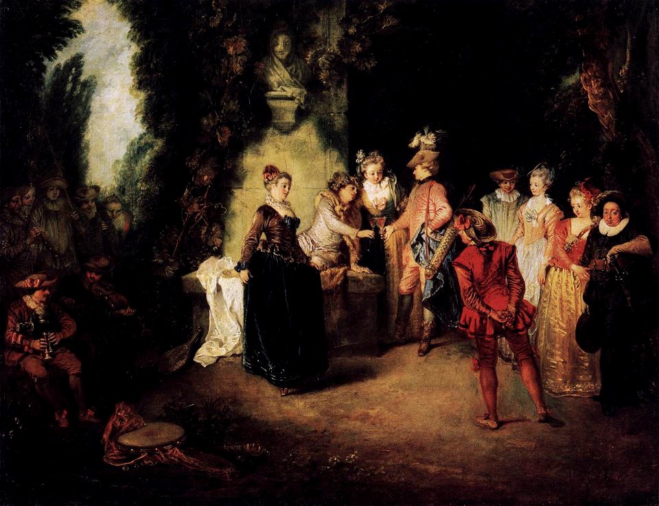 Antoine Watteau - The French Comedy - WGA25442