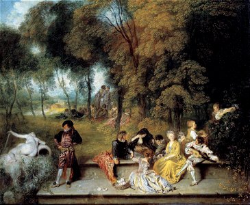 Antoine Watteau - Pleasures of Love - Google Art ProjectFXD