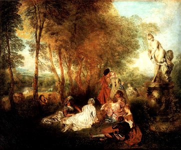 Antoine Watteau - The Festival of Love - WGA25460
