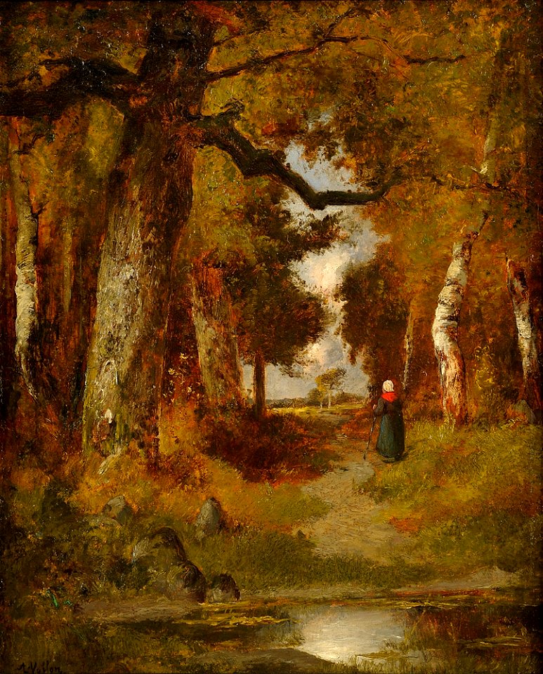 Antoine Vollon Im Wald von Barbizon