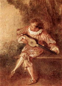 Antoine Watteau 031. Free illustration for personal and commercial use.