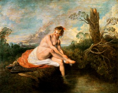 Antoine Watteau - Diana at her Bath - WGA25446