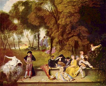 Antoine Watteau 051. Free illustration for personal and commercial use.