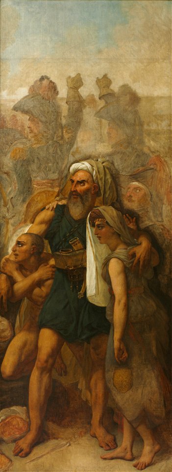 Antoine-Jean Gros - Egyptian Family (Sketch for The Battle of the Pyramids) - 1972.17.2 - Cleveland Museum of Art