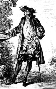 Antoine Watteau - Standing Man - WGA25497