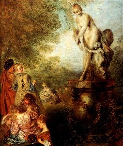 Antoine Watteau - The Festival of Love (detail) - WGA25461