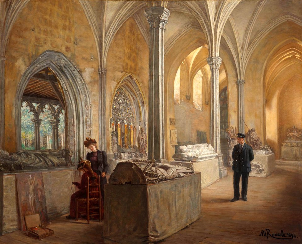 Antoine-Marie Roucole La salle capitulaire au Musée des Augustins Musée des Augustins Toulouse RO 1081