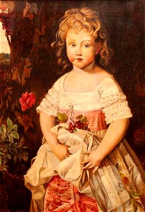 Antoine-Jean Barthélémy Domer (1833-1896) - Děvčátko