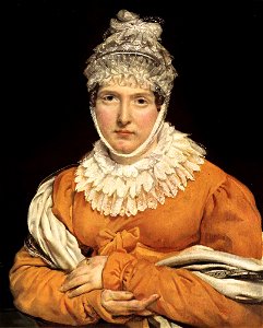 Antoine-Jean Gros - Portrait of Madame Récamier - WGA10707