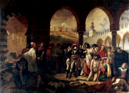 Antoine-Jean Gros - Bonaparte Visiting the Plague Victims of Jaffa